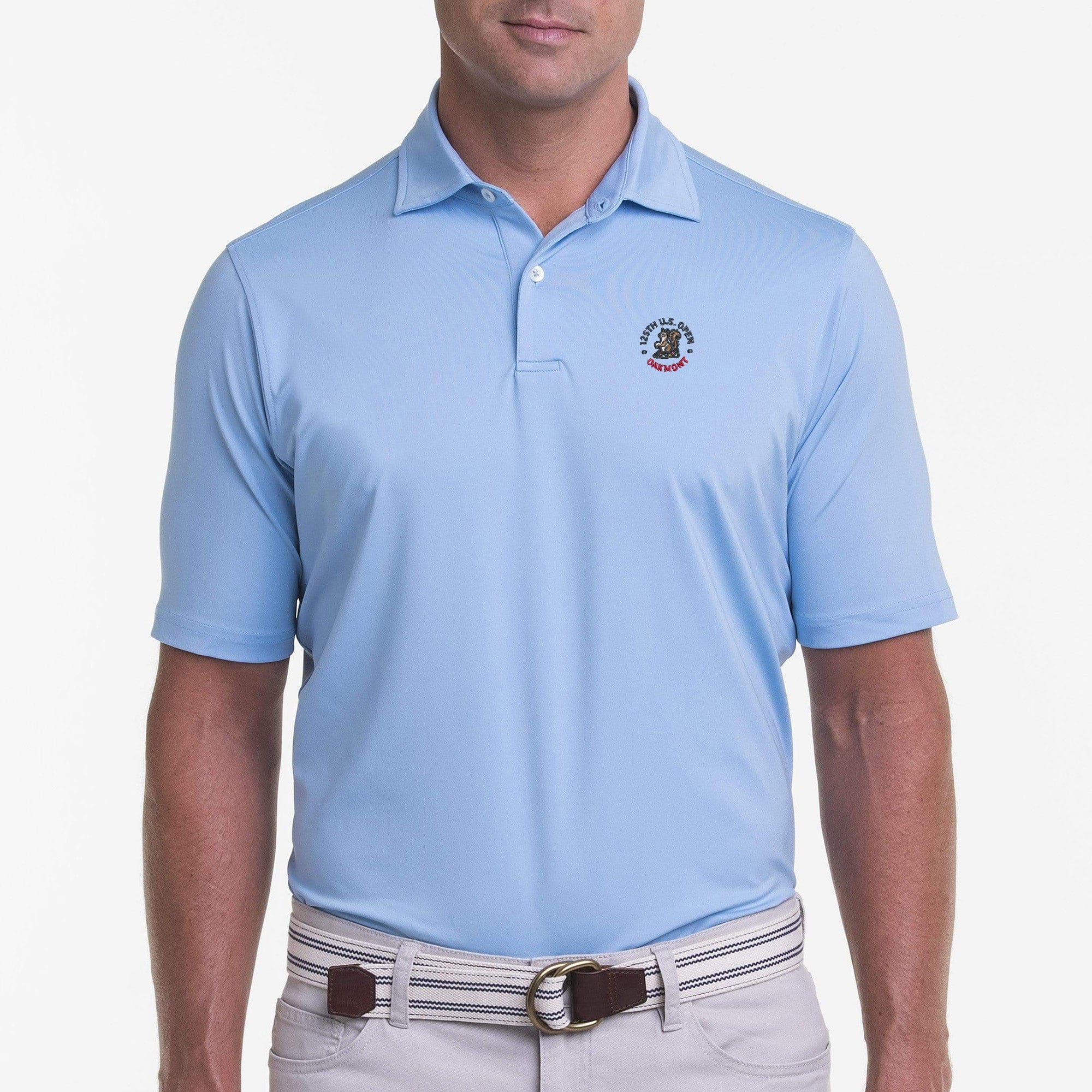 2025 U.S. Open Tournament Official Performance Polo Shirt - Moisture Wicking Golf & Tennis Jersey for Men - Perfect for Golf, Tennis & Casual Wear