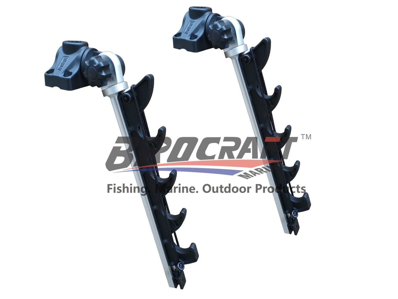 Brocraft Crappie Fishing Rod Holder & Transport Rack - Boat Rod Storage System for Anglers | Perfect for Boat, Kayak, and Shore Fishing Organization