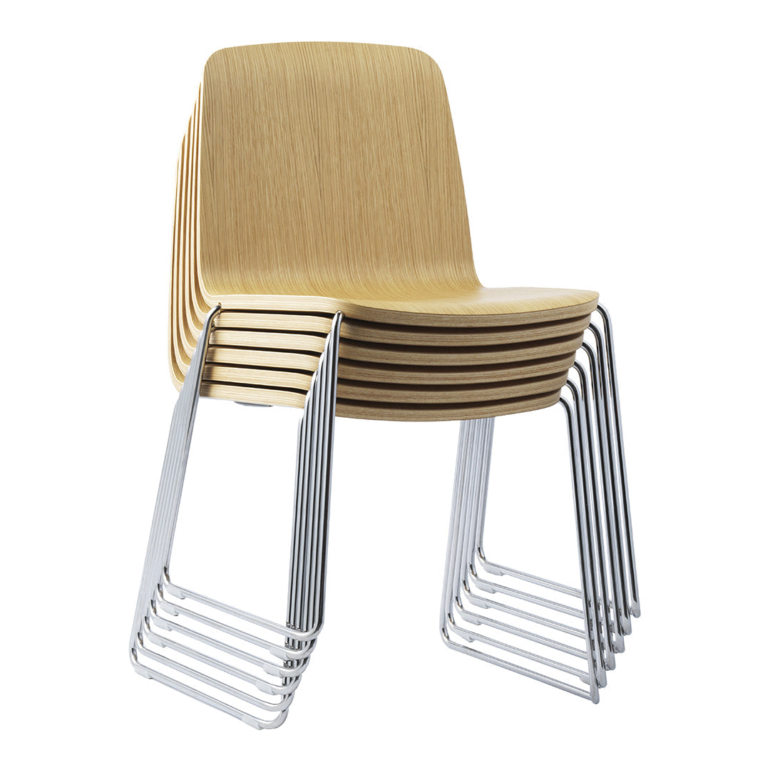 Just Chair - Heavy Duty Steel Stackable Chair for Office, Restaurant & Events - Durable & Space-Saving Seating Solution