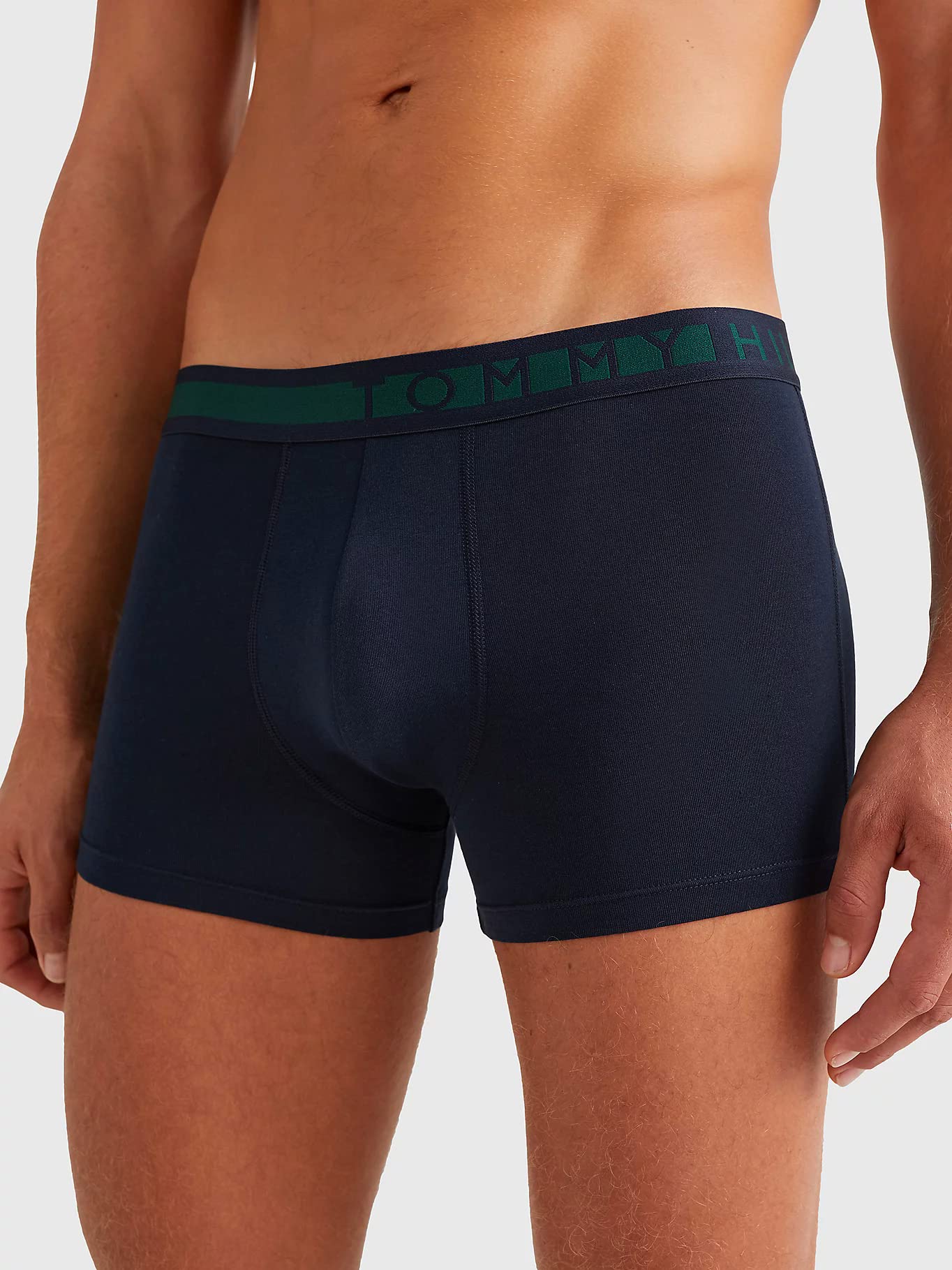 Tommy Hilfiger Men's Cotton Boxer Briefs 3-Pack with Logo - Soft & Breathable Underwear for Everyday Comfort | Work, Gym & Lounge Wear