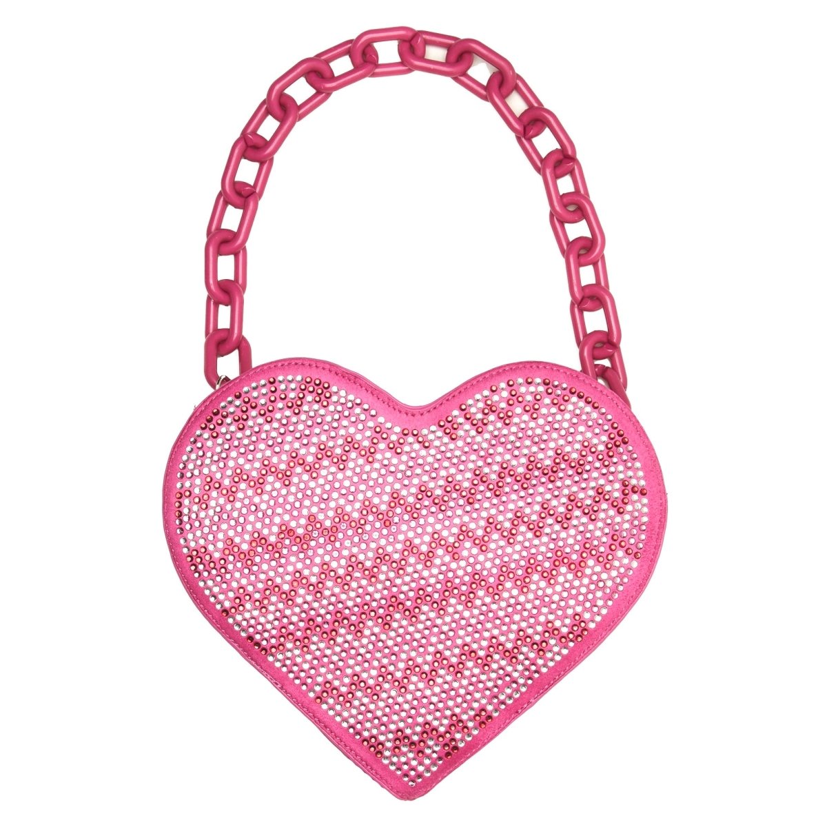 Beaded Heart Bag - Elegant Crossbody Purse for Women, Fashionable Beaded Handbag for Parties, Dates & Special Occasions
