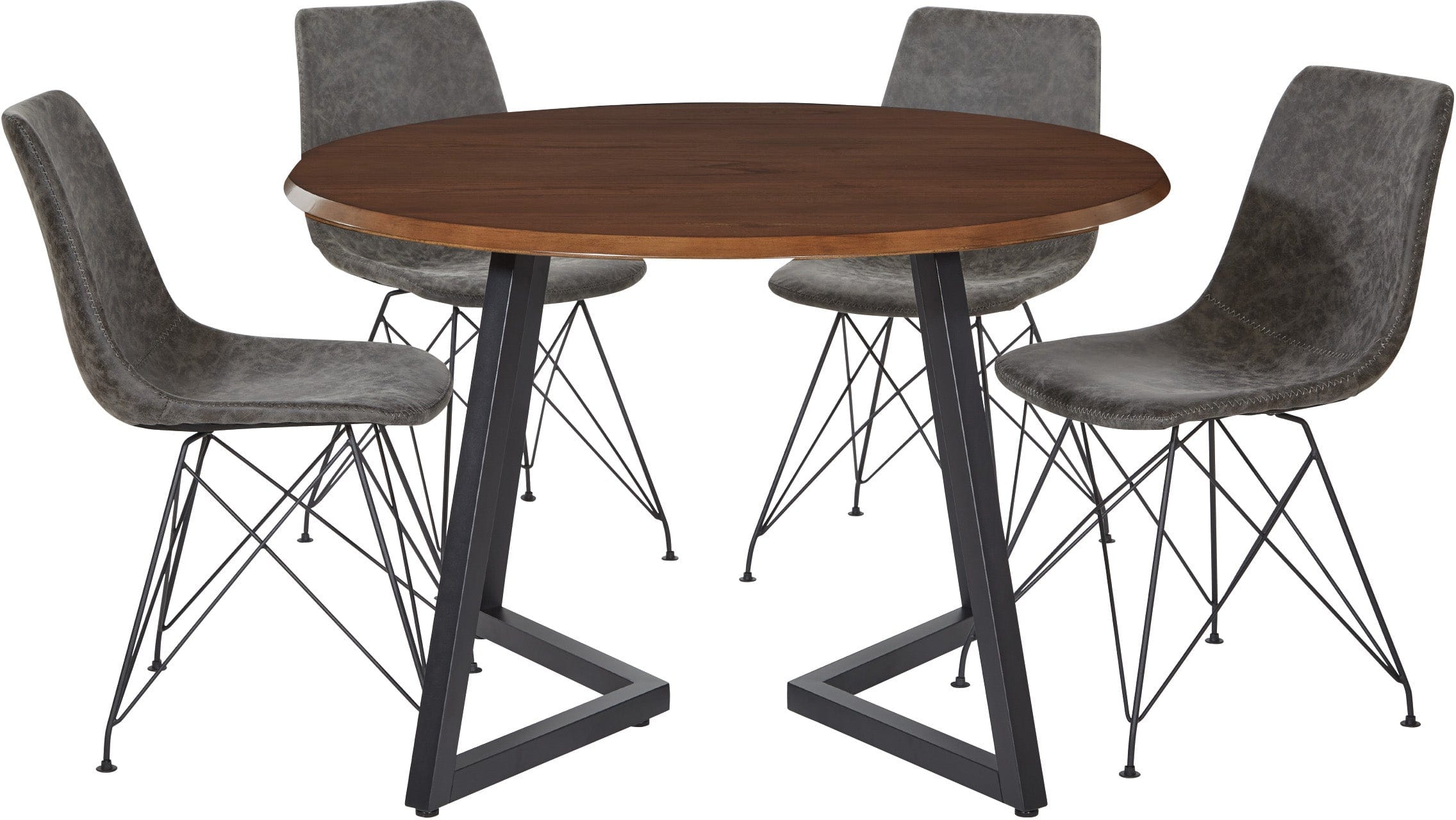 Oak Veneer/Charcoal