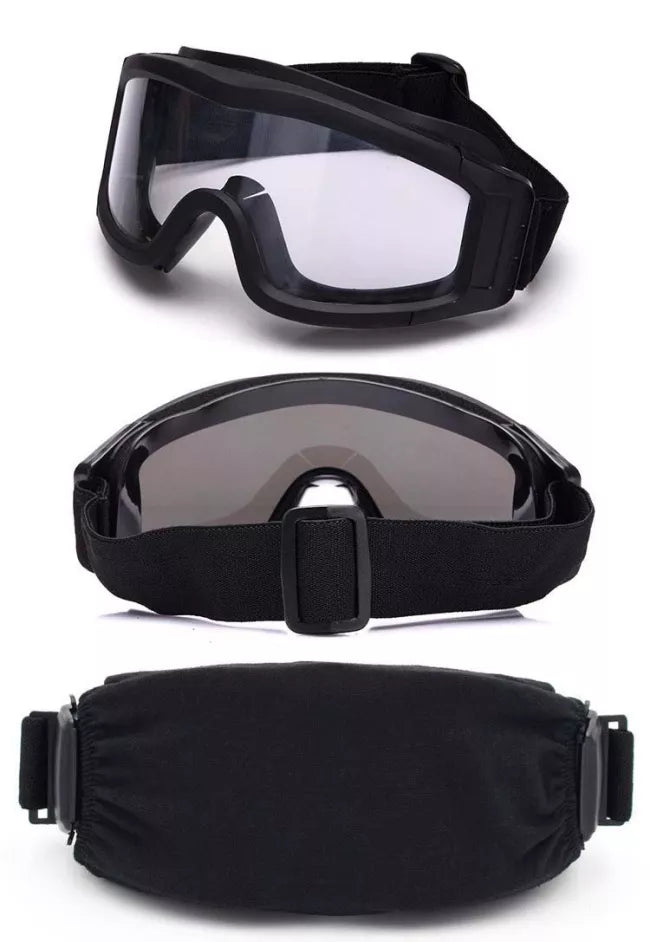 Russian Army 6B34 Ratnik Protective Goggles - Military Grade Ballistic Eye Protection for Shooting, Hunting & Outdoor Activities
