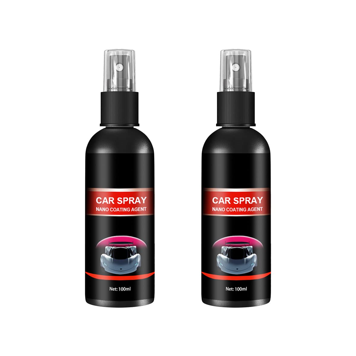 Car Nano Repair Spray - Quick Scratch Remover & Polish for Auto Detailing | High Protection Fast Coating Agent | Restores Paint & Glass Coat (100ml) | Perfect for DIY Car Care & Professional Detailing