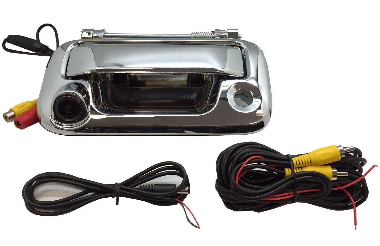 Ford F150 F250 F350 F450 F550 (2005-2016) Chrome Replacement Tailgate Handle with Backup Camera - Perfect for Truck Upgrades & Off-Road Adventures