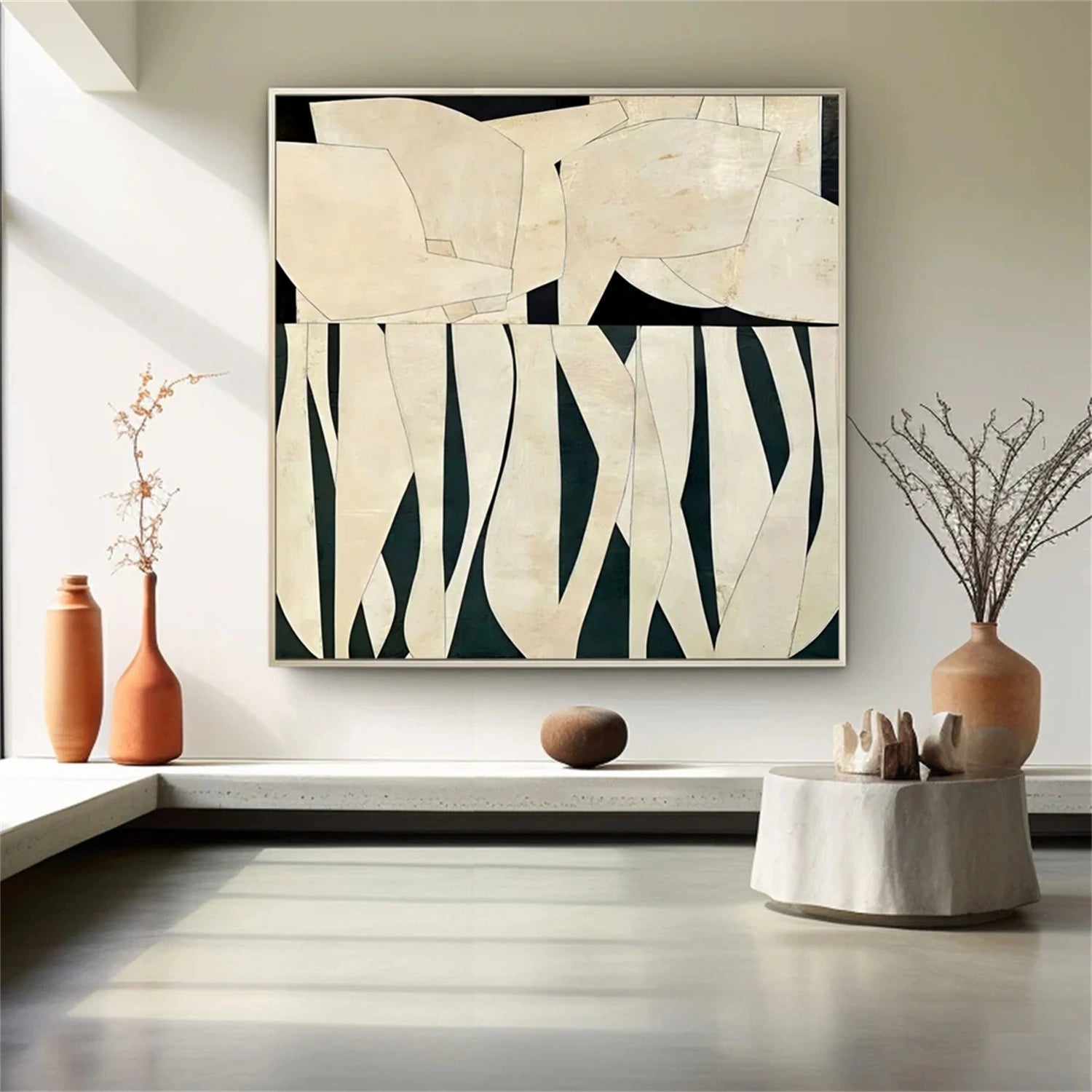Abstract Tranquility Art Painting #WS215 - Modern Canvas Wall Art for Living Room, Bedroom & Office Decor