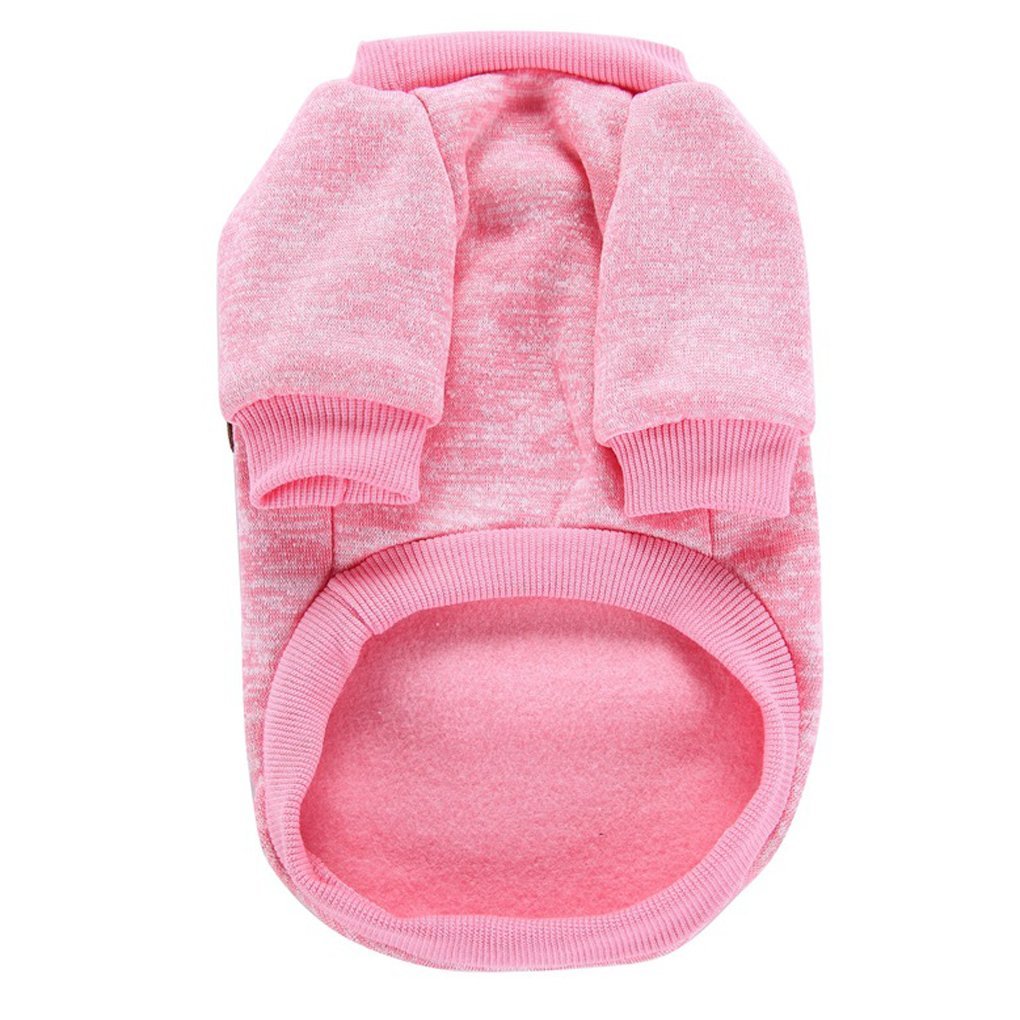 Classic Knit Dog Sweater for Small Dogs - Warm Winter Puppy Coat, Soft & Cozy Pet Clothing (XS, Pink) - Perfect for Indoor & Outdoor Winter Walks