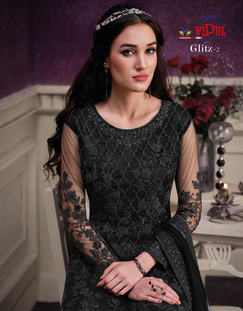 Stylish Black Pant Suits for Women - Soft Net Fabric - Perfect for Office Wear, Business Meetings & Formal Events