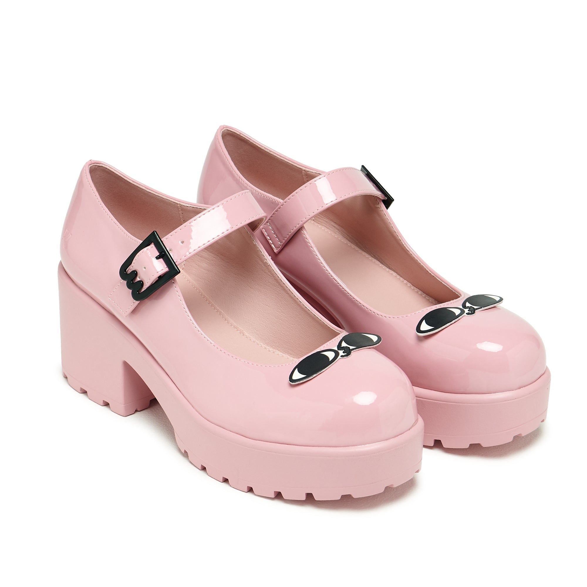Tira Ketnipz Mary Janes Shoes - 'Frick I'm Sick Edition' Cute Cartoon Character Slip-Ons for Women & Teens - Perfect for Cosplay, Casual Wear and Gift Giving