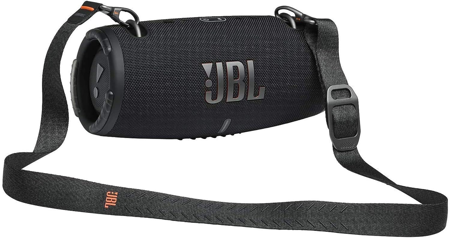JBL Xtreme 3 Wireless Bluetooth Speaker - Portable, Waterproof, with Charging Cable - Perfect for Outdoor Adventures, Beach Parties & Poolside Fun (Black)