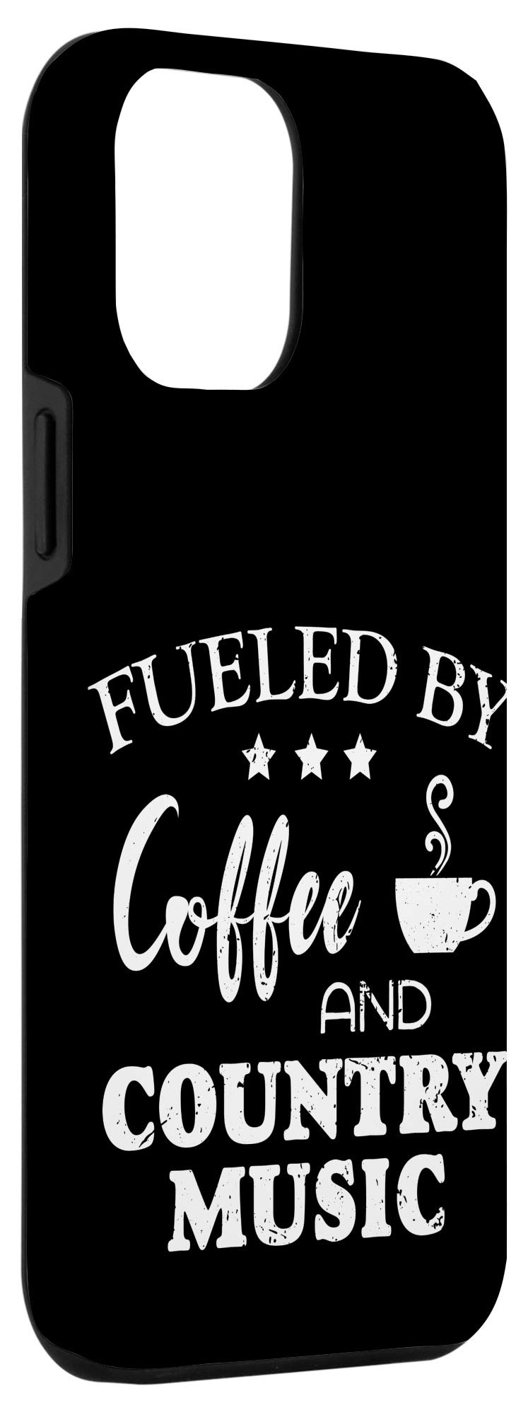 iPhone 12 Pro Max Case - Funny Country Music & Coffee Design - Durable Protective Cover for Country Lovers | Perfect for Concerts, Road Trips & Everyday Use