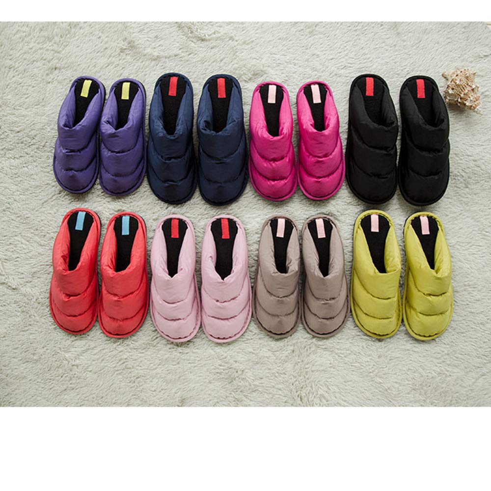 Cozy Memory Foam Down Slippers - Warm Fleece Lined House Shoes for Men & Women - Indoor/Outdoor Comfort - Perfect for Winter, Lounging & Home Relaxation