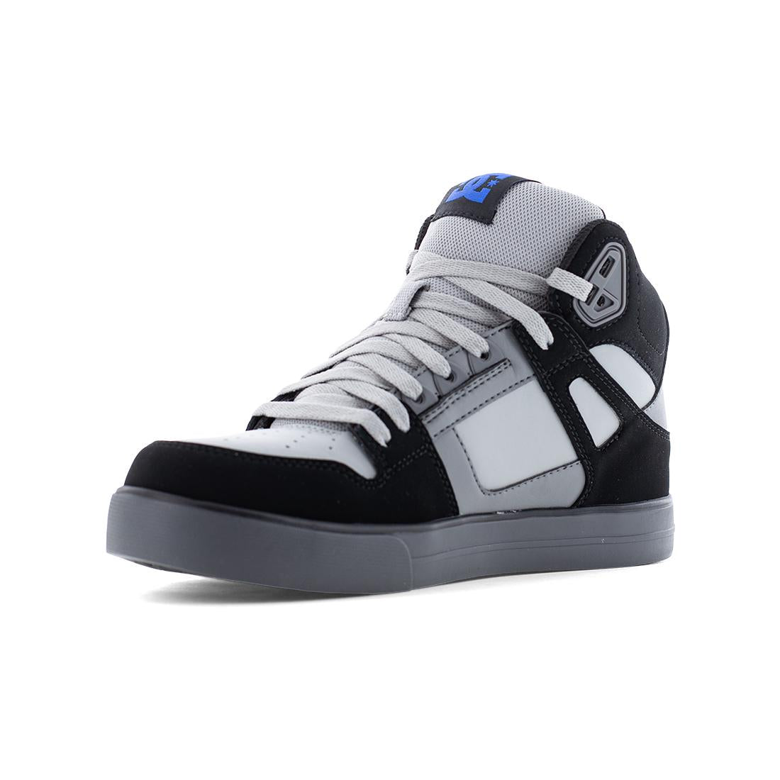 Pure Work Composite Toe Mid‑Cut Boot – Black/Gray/Blue