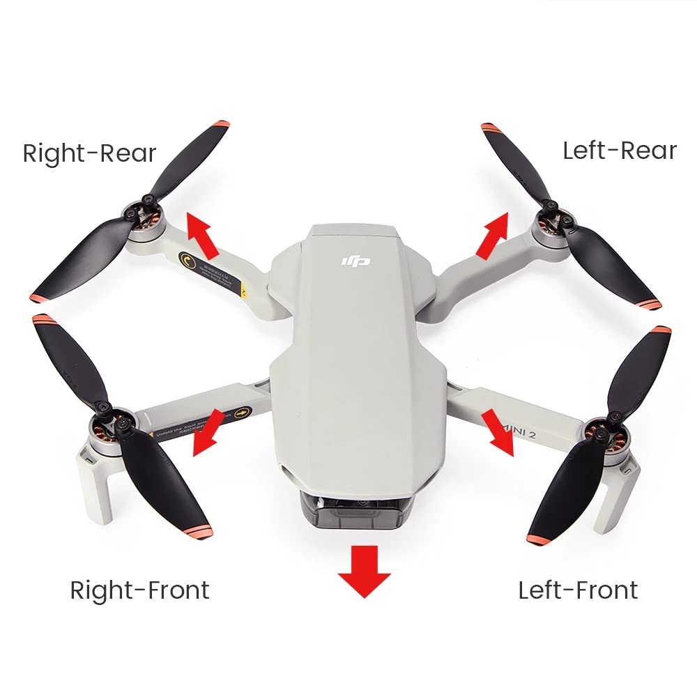 DJI Mini 2/Mini SE Replacement Arm Shell - Left Rear (No Motor) | Genuine DJI Repair Parts for Drone Accessories | Perfect for Crash Damage Repair & Maintenance