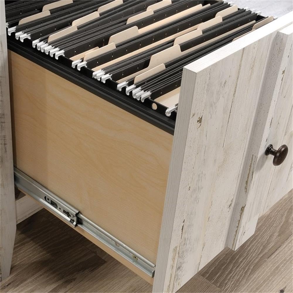 UrbanPro Traditional L-Shaped Desk - Engineered Wood White Plank for Home Office, Gaming & Study - Modern Workstation with Ample Space