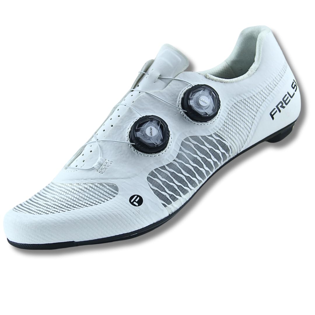 Frelsi Pro Carbon Road Cycling Shoes - Lightweight & Stiff for Racing & Training - Perfect for Road Bikes, Triathlons & Indoor Cycling