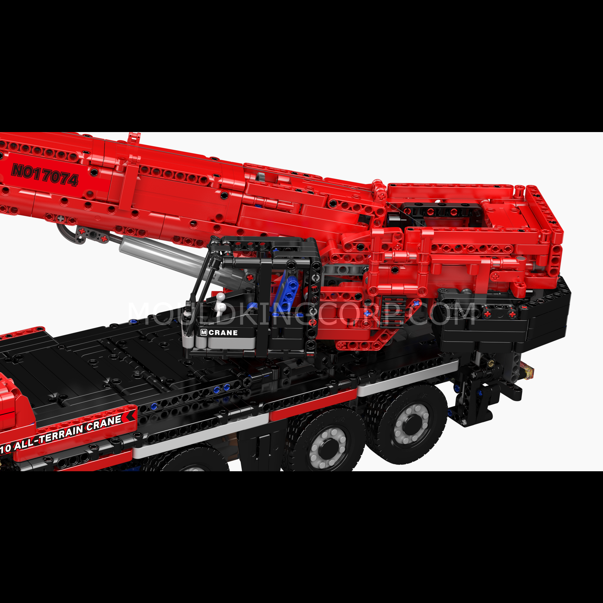 Mould King 17073/17074 LTM 1110 Mobile Crane Building Set - 3,218 Piece Construction Toy for Adults & Kids | STEM Educational Building Blocks | Perfect for Engineering Enthusiasts & Collectors