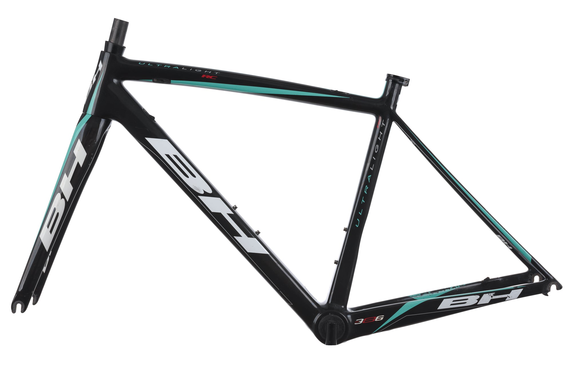 BH Ultralight RC 48cm Carbon Road Bike Frameset - Lightweight & Aero Design for Racing & Endurance Cycling - Perfect for Road Racing, Triathlons & Training