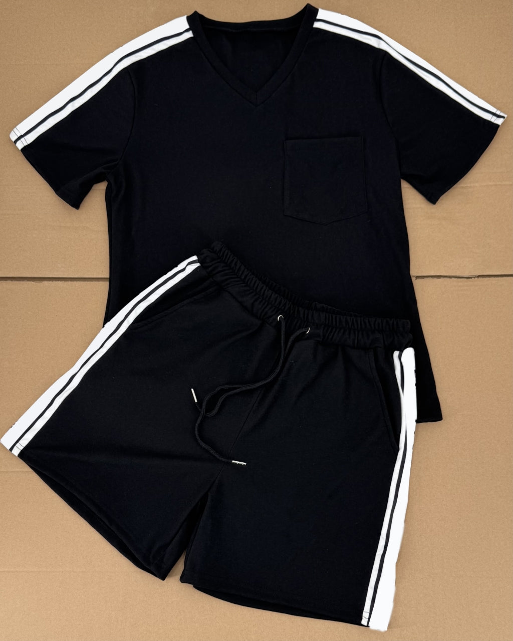 Men's Athletic Sports Suit DD0152 - Lightweight Breathable Workout Outfit for Running, Gym & Training | Perfect for Fitness Enthusiasts & Active Lifestyles