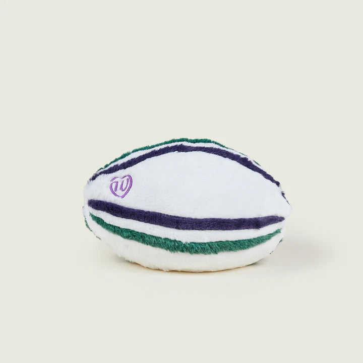 Warmies Rugby Ball - Microwaveable Plush Heating Pad for Pain Relief, Stress & Anxiety - Perfect for Sports Injuries, Muscle Soreness & Relaxation at Home or Office