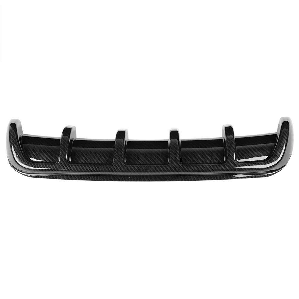 ABS Black Universal Car Rear Bumper Shark Fin Spoiler Diffuser - Aerodynamic Enhancement for Sedans, Coupes & Hatchbacks - Street Racing & Performance Upgrade Accessory
