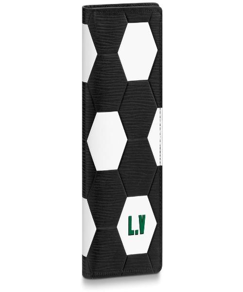 Authentic LV Brazza Wallet in Epi Leather - Hexagon Design Black | Luxury Men's Bifold Wallet for Everyday Use & Business Occasions
