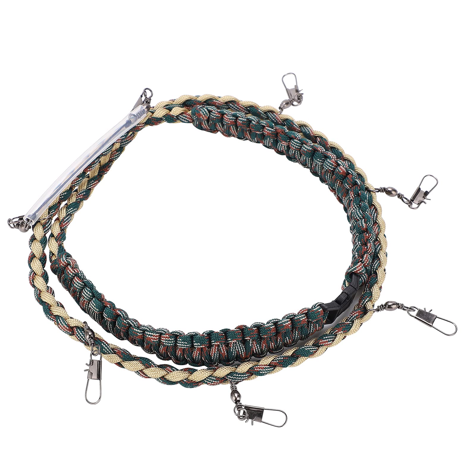 **Gaeirt Fly Fishing Lanyard Necklace – Adjustable Tippet Holder with Metal Buckles | Comfortable & Durable for Fly Fishing Enthusiasts | Perfect for Stream, River & Saltwater Fishing**