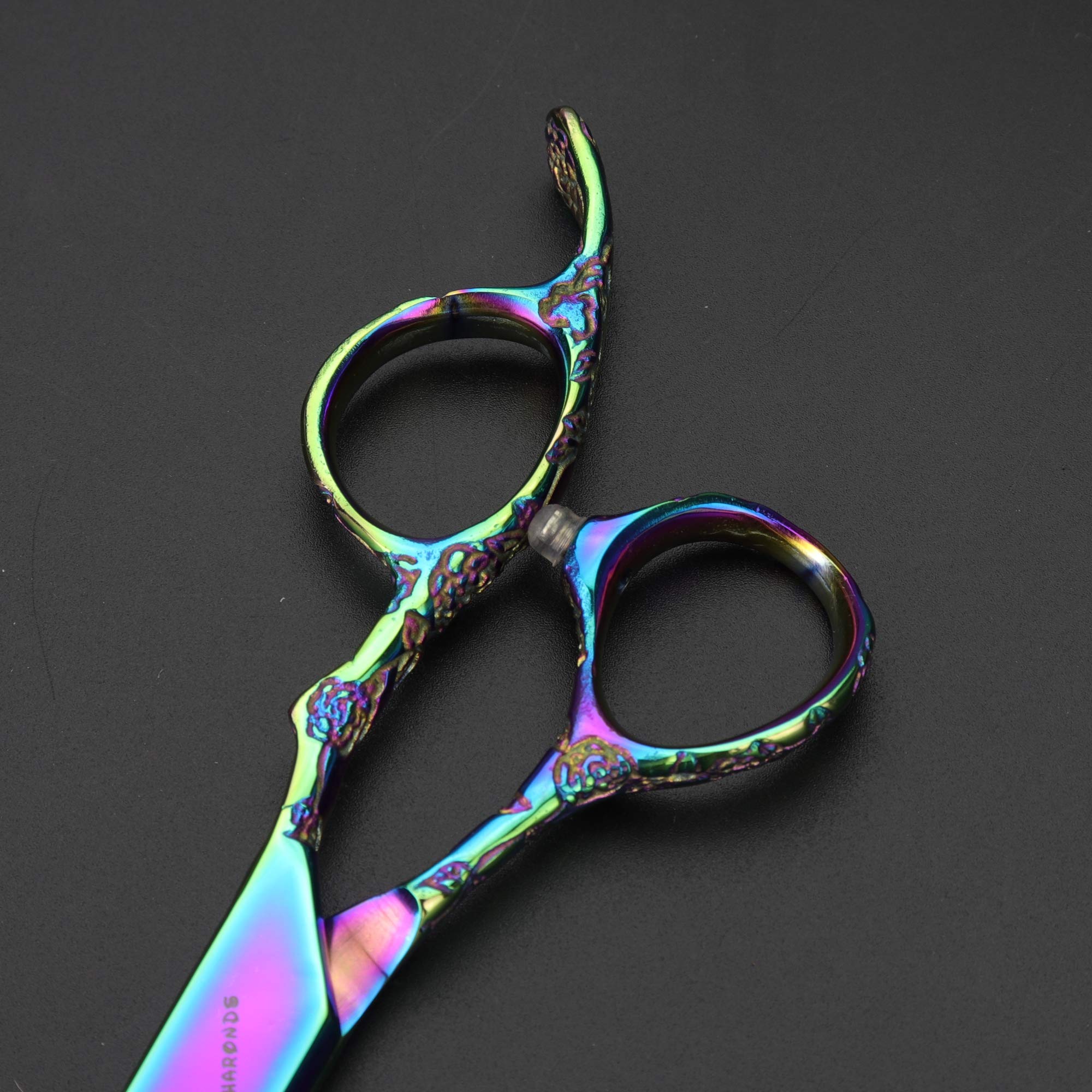 7” Professional Hair Cutting Scissors - Ultra Sharp Stainless Steel Barber Shears for Stylists & Home Use (Purple) | Perfect for Salon, DIY Haircuts & Hairstyling