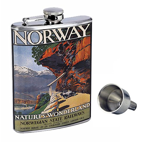 Premium 8oz Stainless Steel Whiskey Flask with Free Funnel - Leakproof & Durable for Outdoor Adventures, Camping, Hiking & Travel Gifts