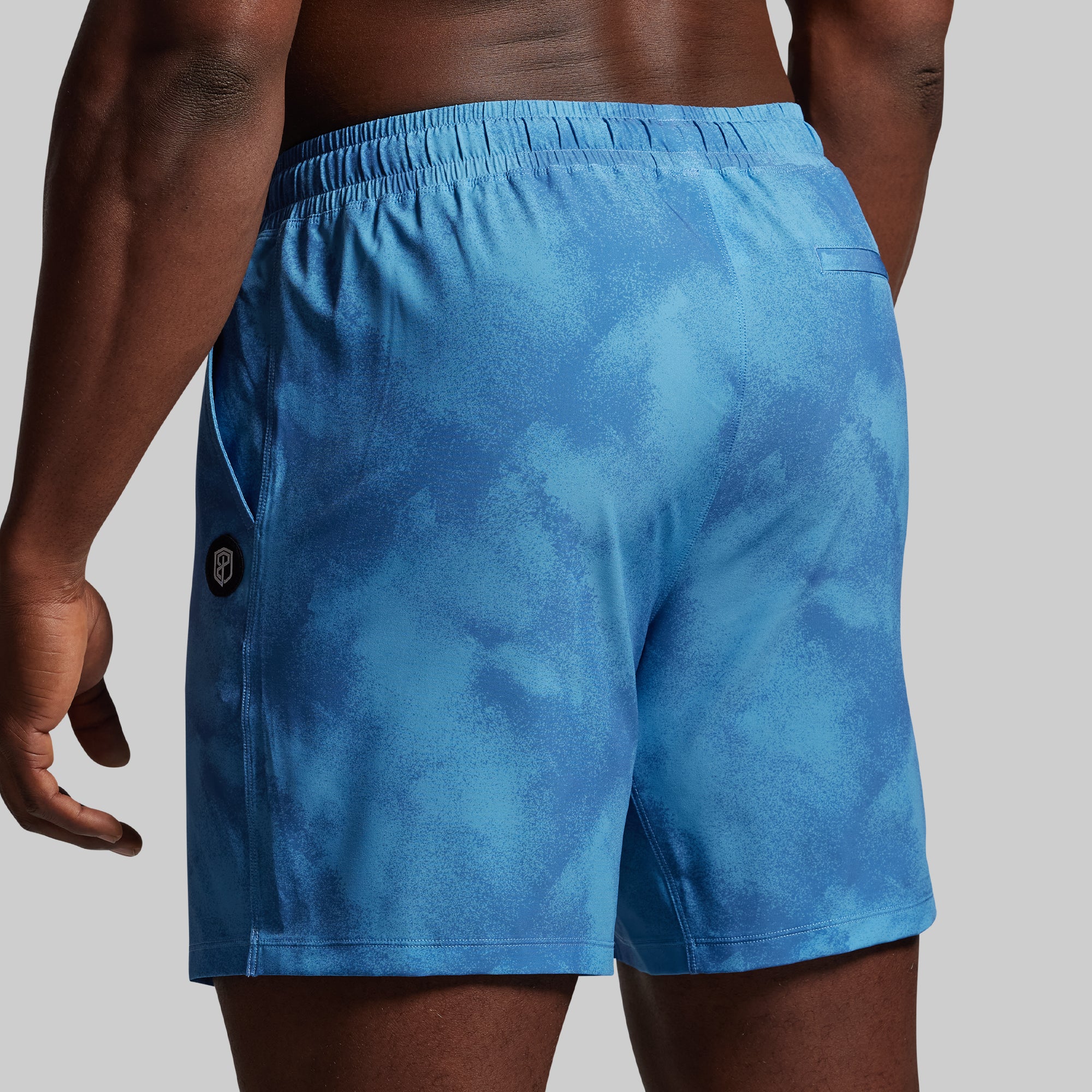 Peak Shorts for Men - Glacier Blue Hiking & Running Shorts - Lightweight Quick-Dry Outdoor Activewear for Camping, Gym & Travel