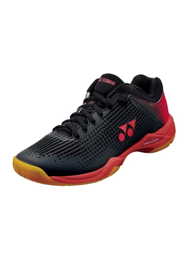 Yonex Power Cushion Eclipsion X2 Unisex Badminton Shoes - Lightweight & Shock Absorbing for Men & Women (Black/Red) | Perfect for Indoor Court Sports, Badminton Tournaments & Casual Wear