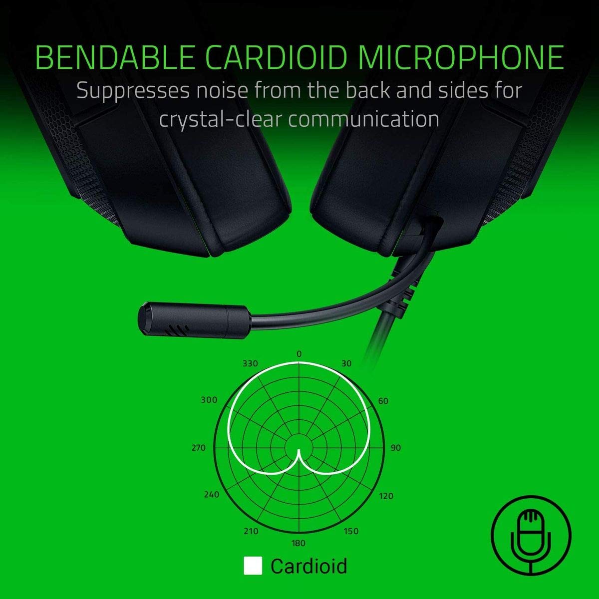 Razer Kraken X Lite Ultralight Gaming Headset with 7.1 Surround Sound - Lightweight Aluminum Frame & Bendable Cardioid Mic - Compatible with PC, PS4, PS5, Nintendo Switch, Xbox One, Xbox Series X/S & Mobile - Black - Perfect for Competitive Gaming, Streaming & Online Chat
