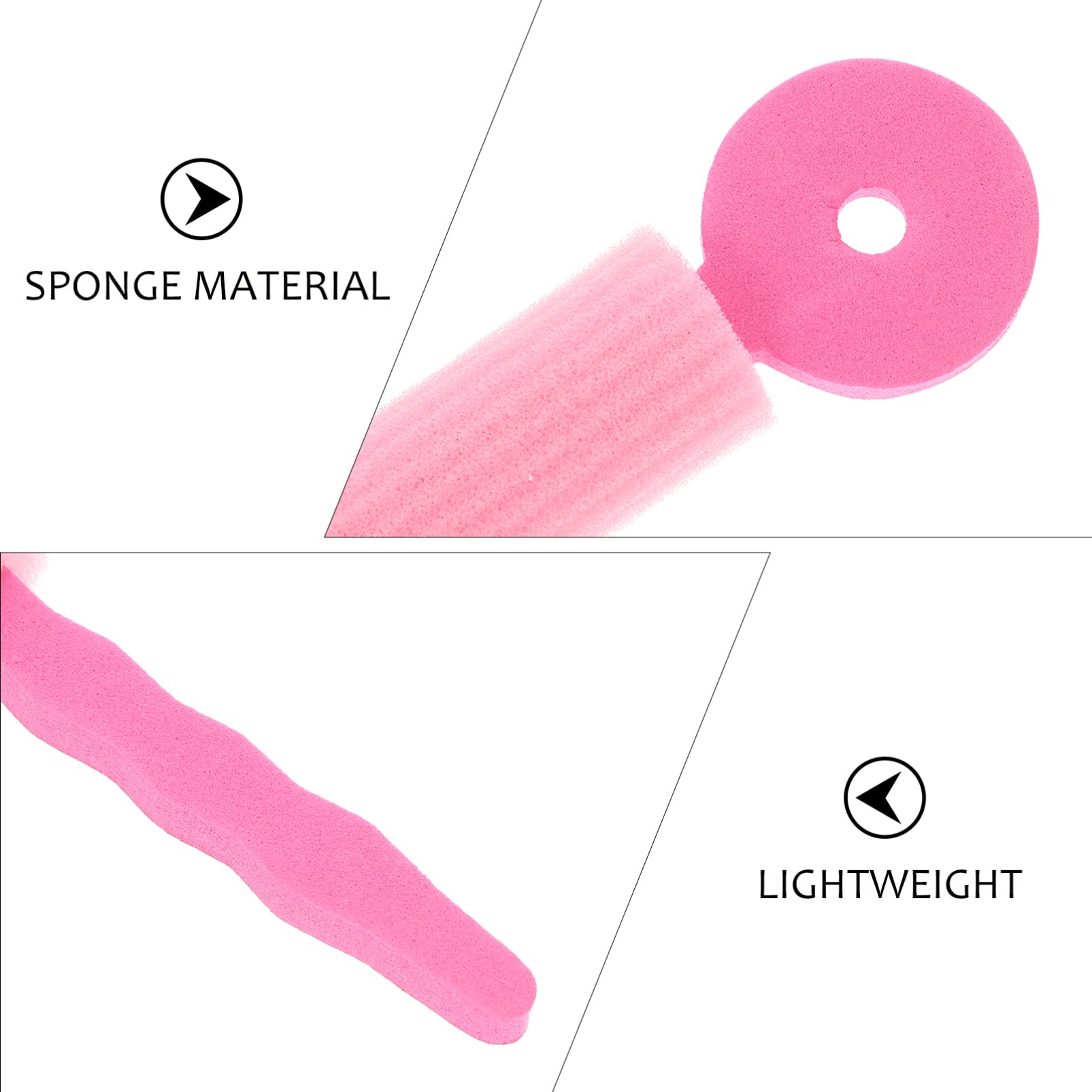 FOMIYES 9pcs Sponge Hair Rollers with Clips - Soft Curling Rods for Voluminous Waves & Curls | Heatless Hair Styling Tool for Salon-Quality Results at Home | Perfect for Overnight Styling, Beach Waves & Updos