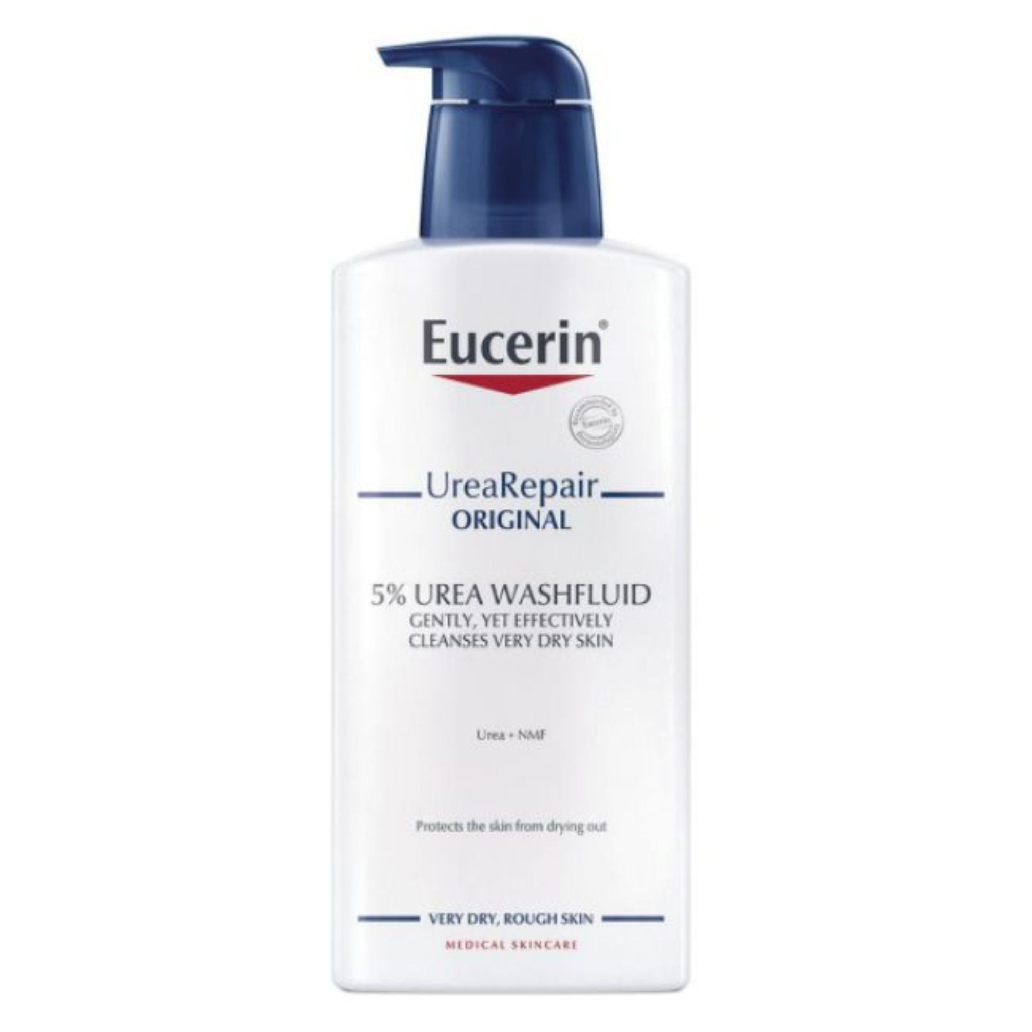 Eucerin UreaRepair PLUS 5% Urea Replenishing Body Wash 400ml - Moisturizing Shower Gel for Dry & Sensitive Skin - Perfect for Daily Hydration & Skin Barrier Repair