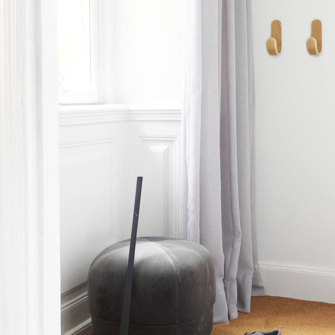 Normann Copenhagen Johansen Curve Hook Shelving - Modern Wall Shelf for Home & Office Organization | Perfect for Living Room, Bedroom, or Kitchen Storage