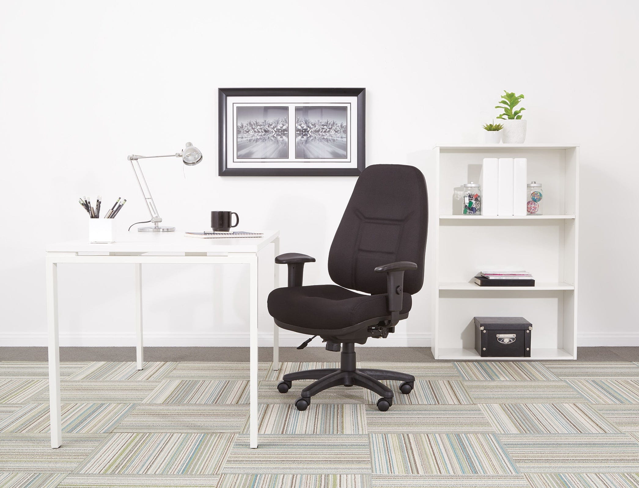 Office Star Work Smart Multi-Function Ergonomic Task Chair [2907] - Perfect for Home Office, Gaming & Professional Workspaces