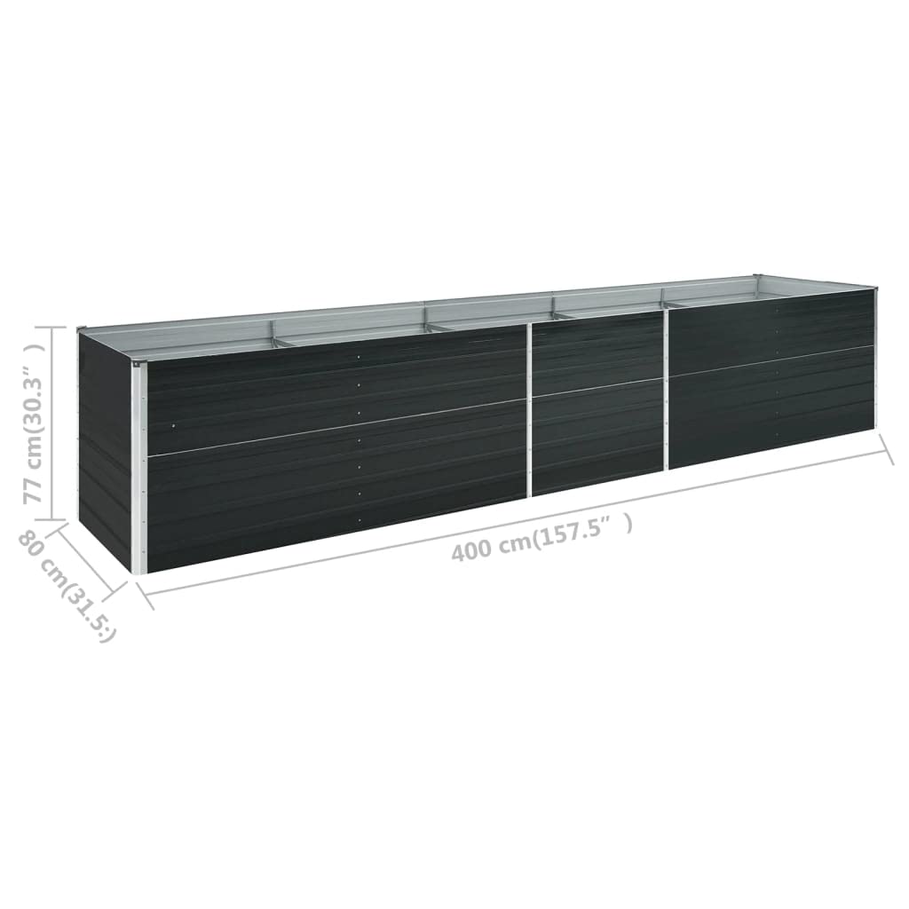 Galvanized Steel Raised Garden Bed Kit - 157.5