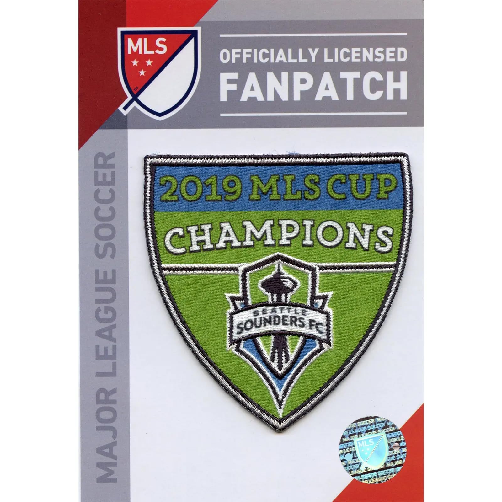 2019 MLS Cup Champions Seattle Sounders Iron-On Embroidered Soccer Patch - Perfect for Jerseys, Jackets & Fan Apparel Customization