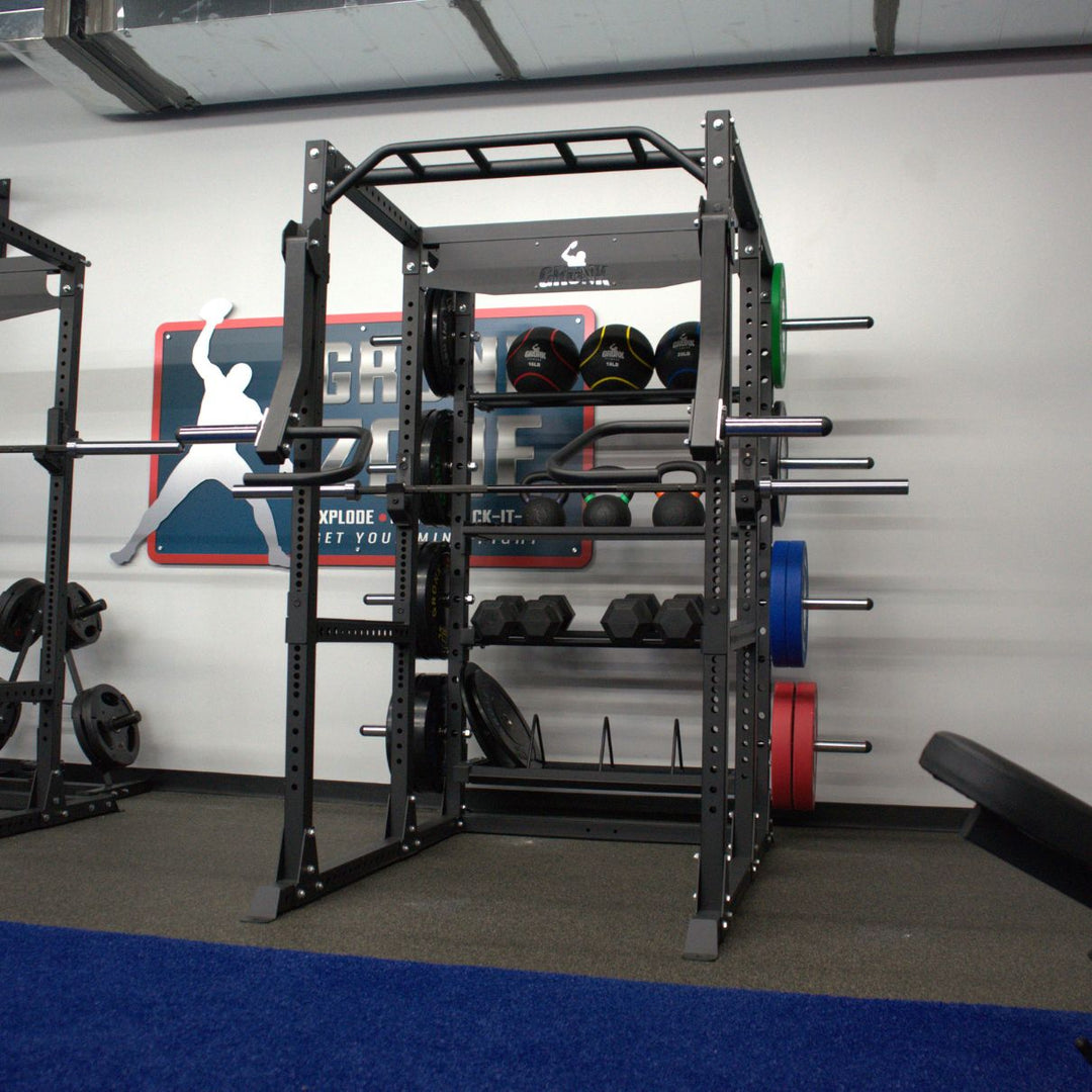 Gronk Fitness XPX Modular Power Rack - Heavy Duty Home Gym Equipment for Weightlifting & Strength Training - Perfect for Home Garage & Commercial Gym Workouts