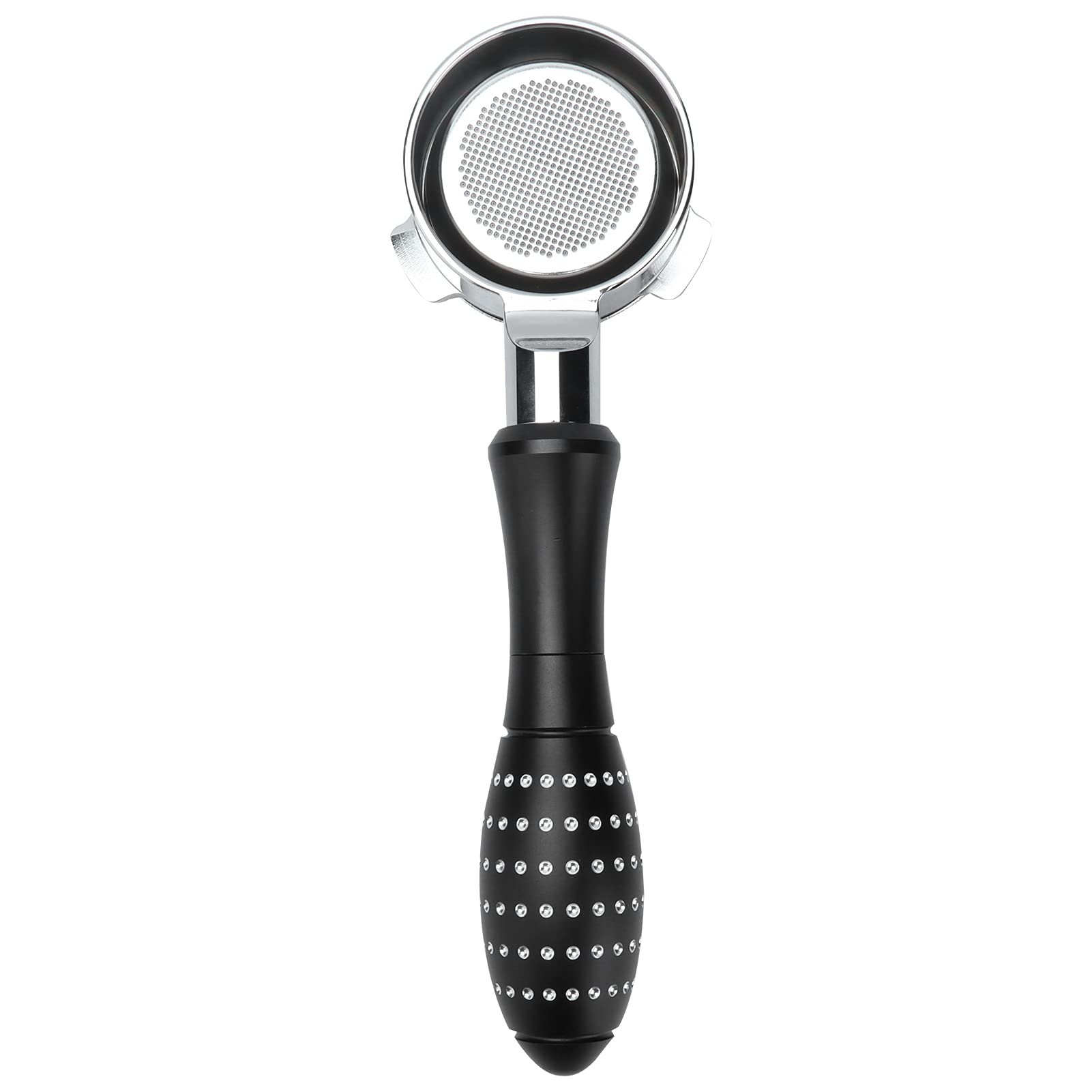 Premium Stainless Steel Coffee Portafilter with Ultra-Fine Holes & Ergonomic Handle - Professional Espresso Filter Basket for Home Baristas & Coffee Shops - Perfect for Latte, Cappuccino & Espresso Making