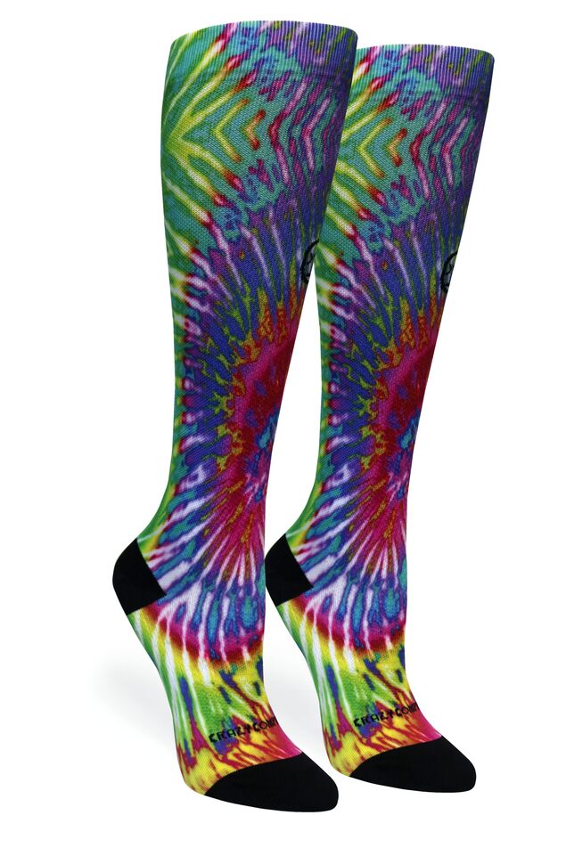 Digital Tie Dye Scarf - Standard & Extra Wide Size Options - Perfect for Boho Fashion, Music Festivals & Yoga Accessories