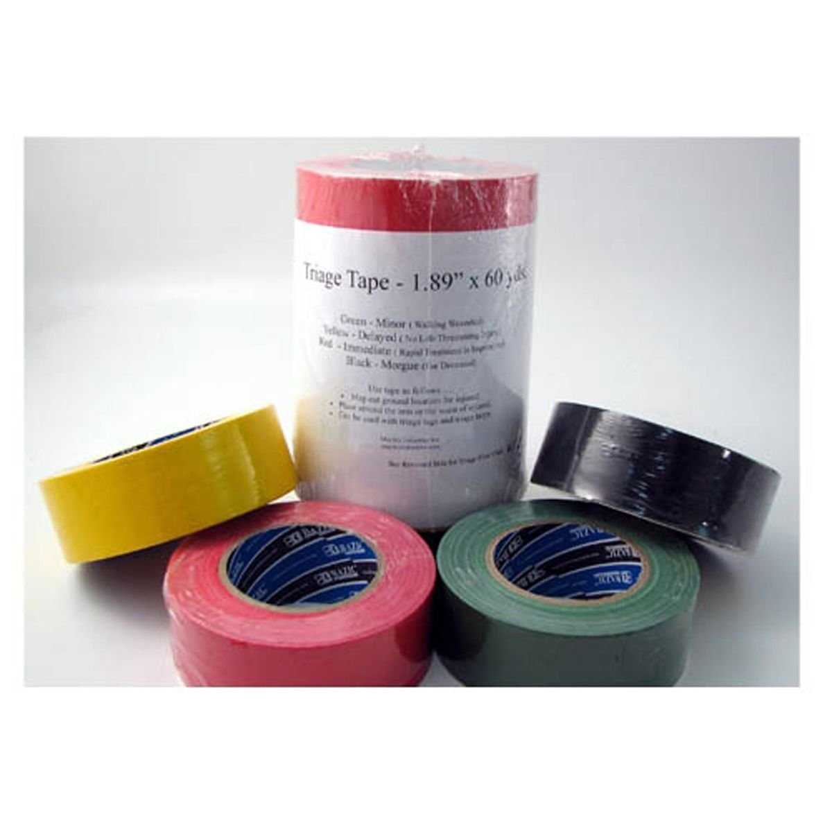 Premium Medical Triage Adhesive Tape - 2 Pack | Strong & Skin-Friendly First Aid Bandage for Wound Care, Emergency Kits & Sports Injuries