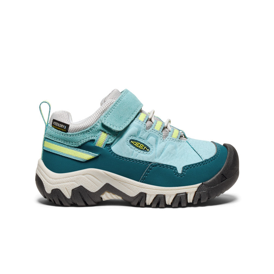 Little Kids' Targhee IV Waterproof Hiking Shoes | Reef Waters/Daiquiri Green | Outdoor Adventure & Trail Running for Toddlers