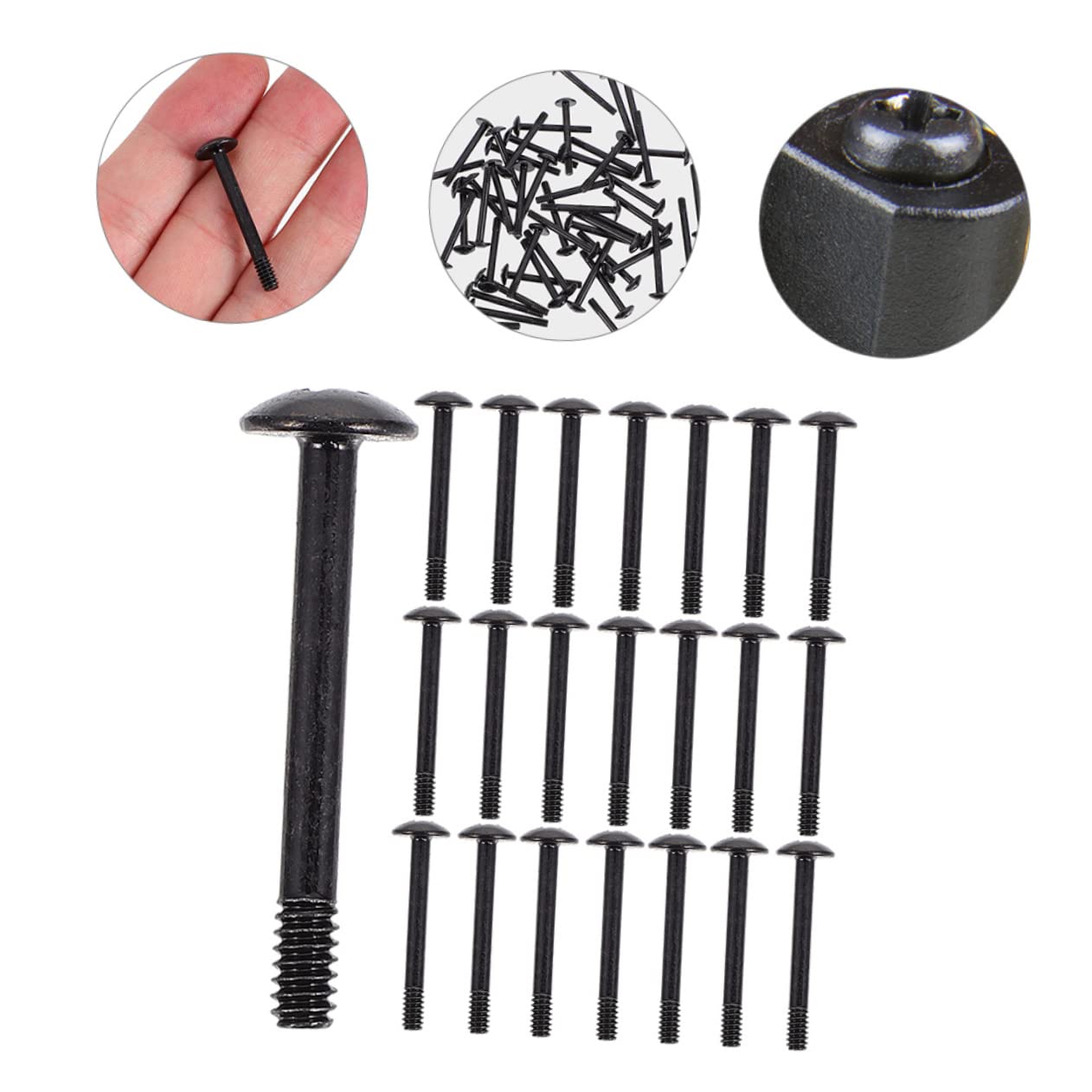 BESTonZON 30pcs Computer Case Screws - Self-Tapping Fan Mounting Screws for PC Cooling Fans | Perfect for DIY Computer Builds & Fan Replacements
