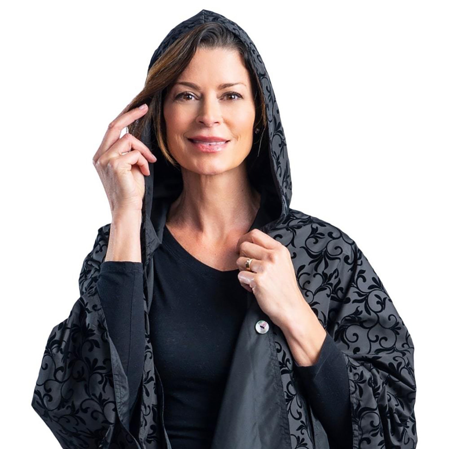 Waterproof Rain Cape for Adults - Lightweight & Reusable Poncho for Outdoor Activities, Hiking, Camping, and Festivals
