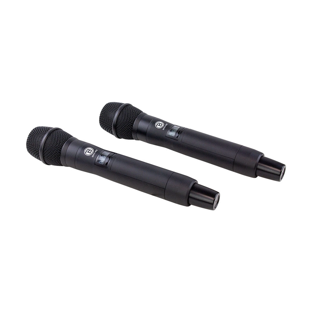 Blastking MHU 402 Professional Dual Handheld UHF DSP Wireless Microphone System - Crystal Clear Sound for Karaoke, Live Performances & Public Speaking