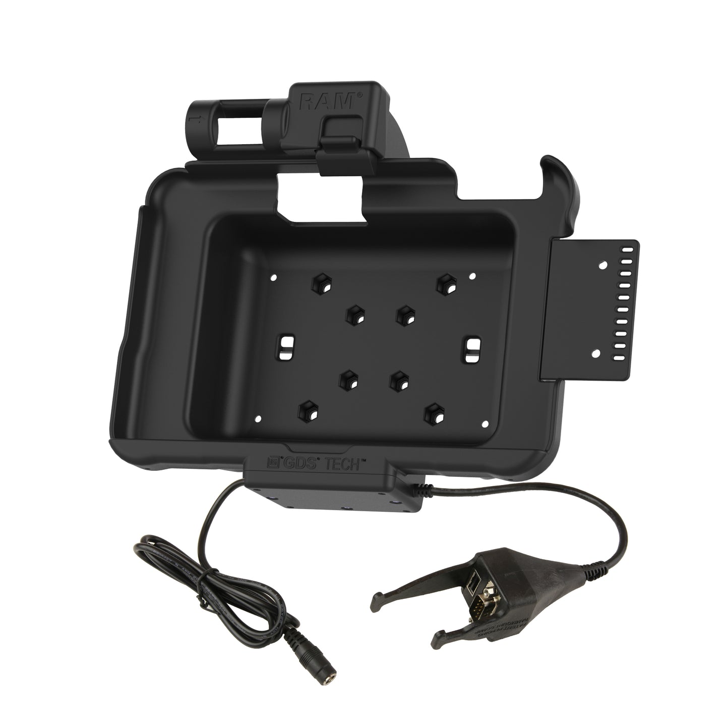 GDS® Power & Data Dock with DB9 Port for Zebra ET5x 8.3/8.4 Series (RAM HOL ZE10PD DB9U) - Ideal for Retail, Warehouse & Logistics Barcode Scanning Stations