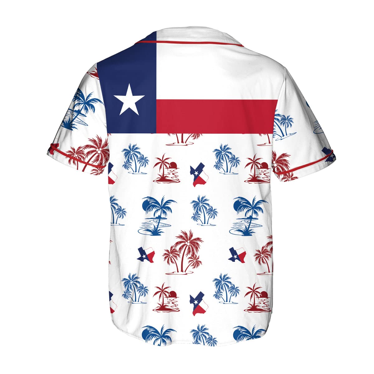 HYPERFAVOR Texas Baseball Jersey for Men - Short Sleeve State of Texas Shirt - Proud Texas Gift for Sports Fans & Travel Enthusiasts - Perfect for Baseball Games, Road Trips & State Pride Events
