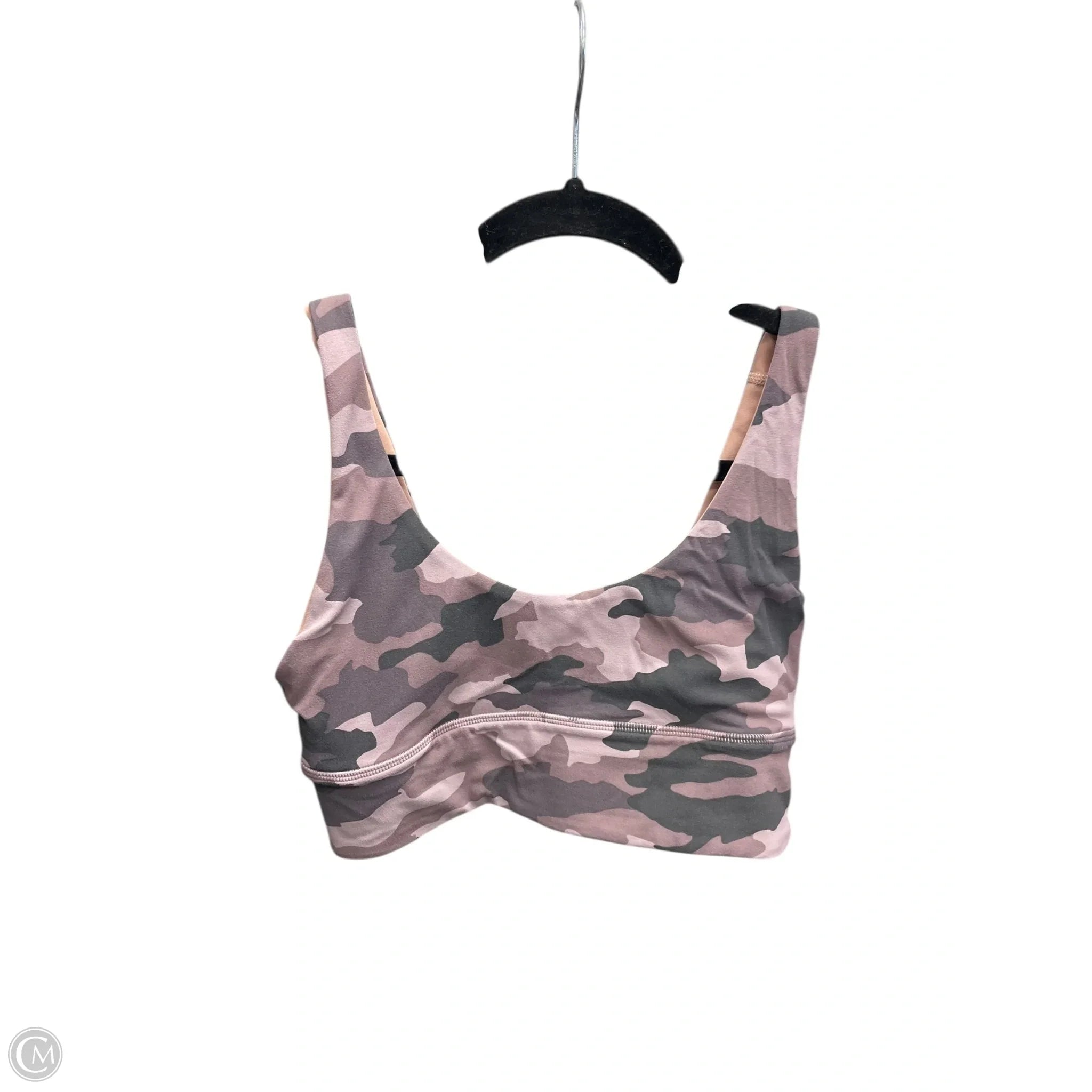 Lululemon Camouflage Print Athletic Sports Bra - Size 8 - High-Impact Workout & Yoga Support for Women