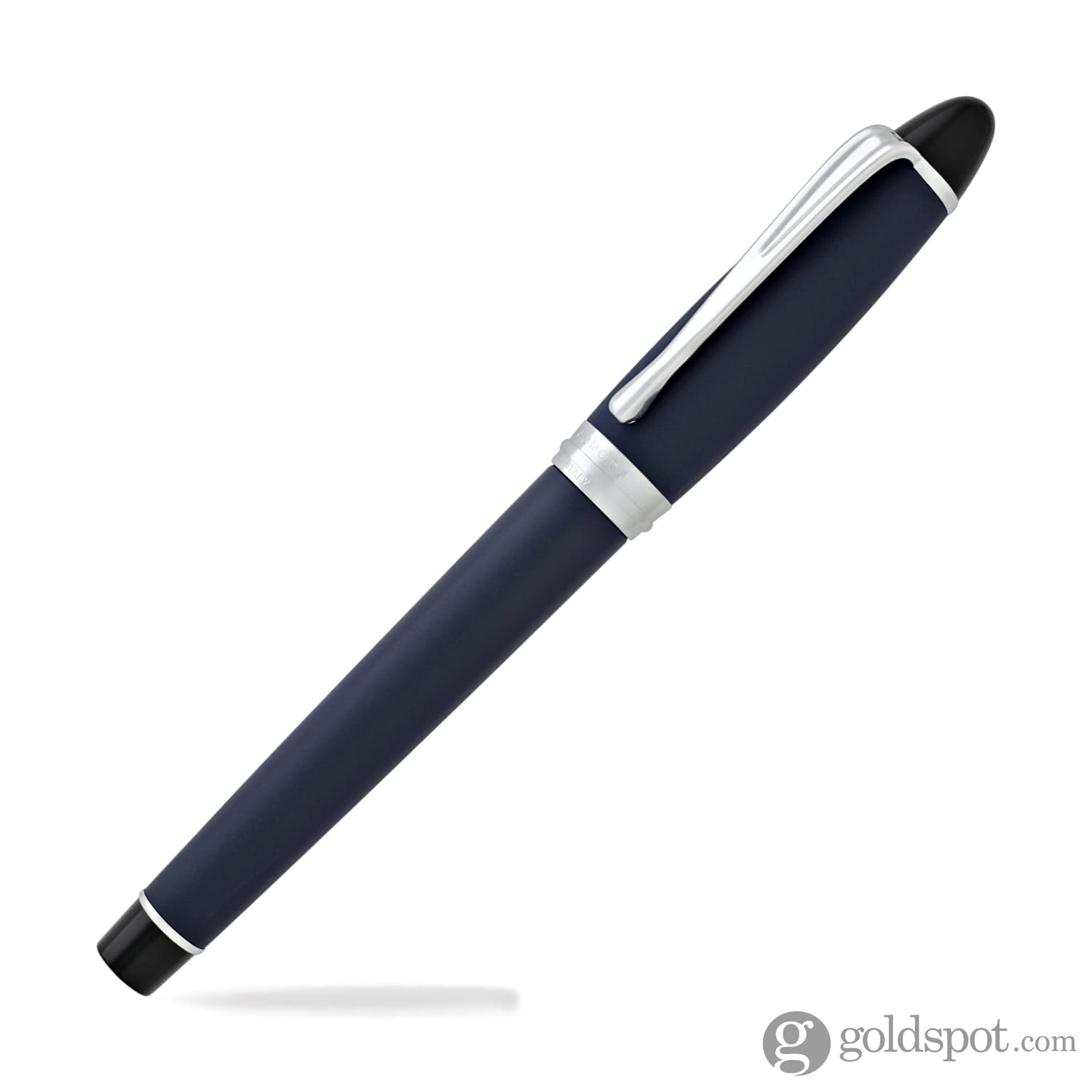 Aurora Ipsilon Satin Fountain Pen - Premium Blue Fountain Pen for Writing, Calligraphy & Gift Giving - Elegant Office, Wedding & Special Occasion Pen